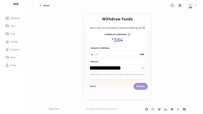 USD withdrawal - 5